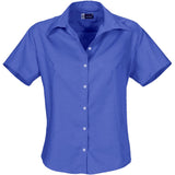 Ladies Short Sleeve Aspen Shirt - New Blue NEW BLUE