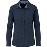 Ladies Long Sleeve Warrington Shirt - Navy NAVY