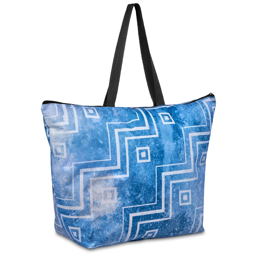Hoppla Skyline Recycled PET Stitch-Bond Shopper With Zip