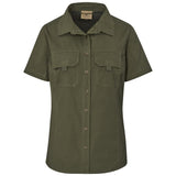 Ladies Short Sleeve Mawenzi Twill Shirt OLIVE