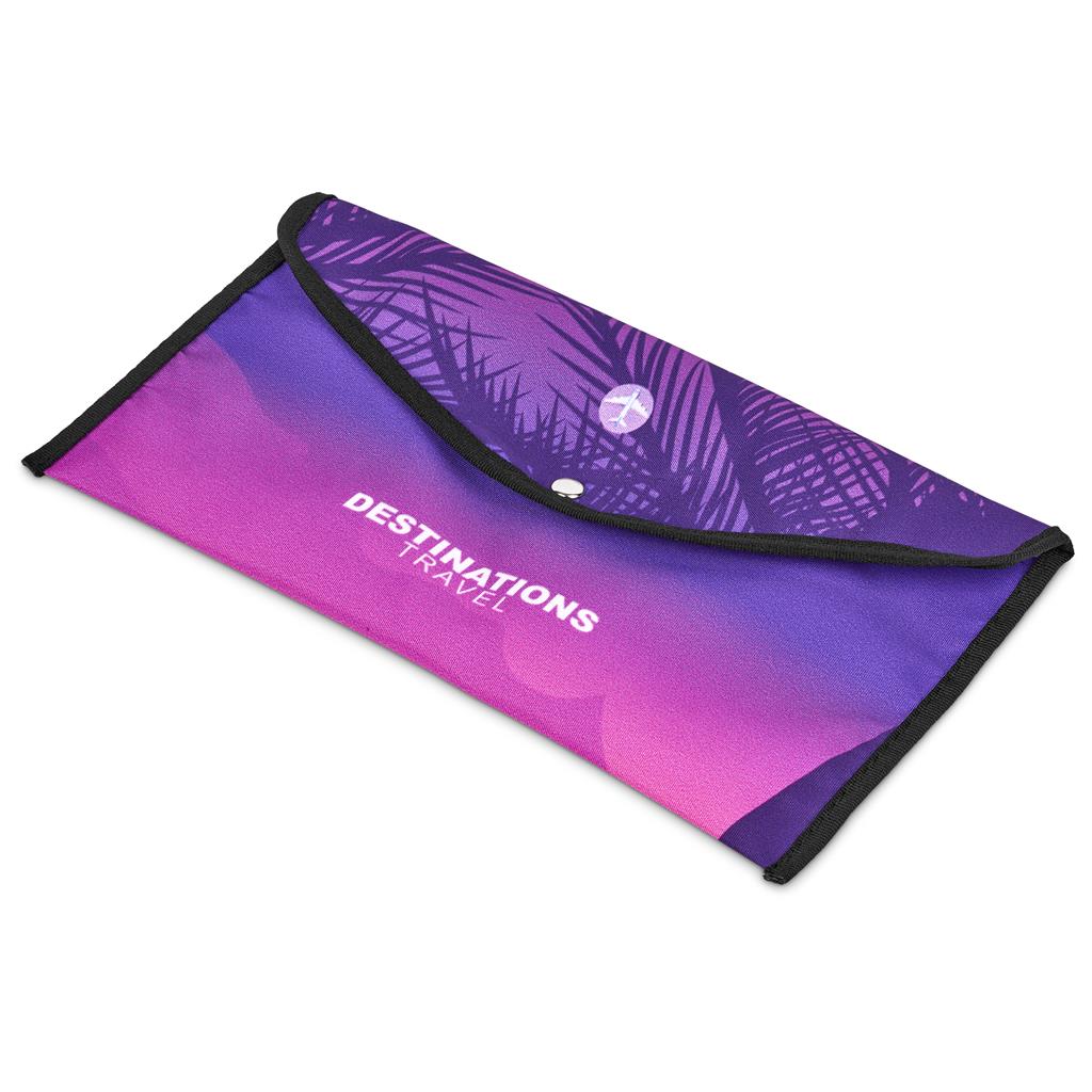 Pre-Production Sample Hoppla Flitz Polyester Travel Wallet BLACK