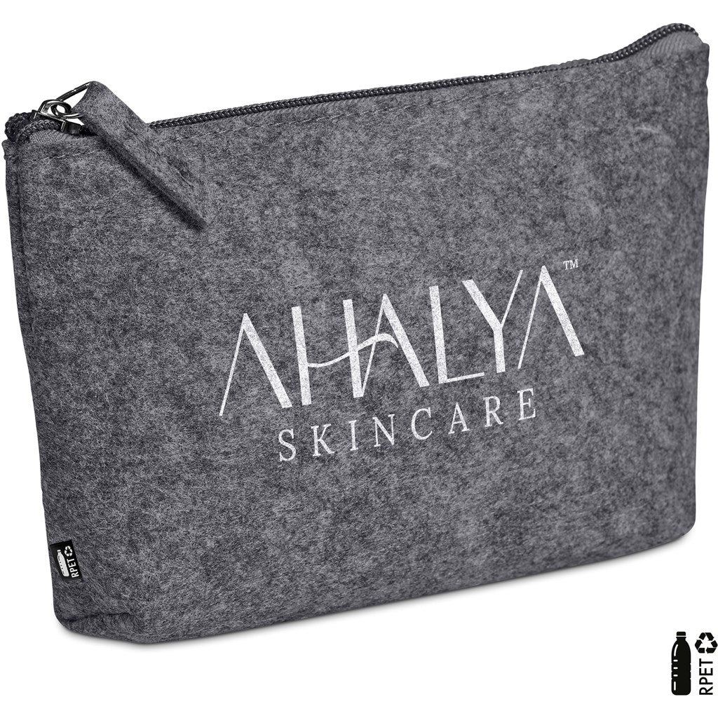 Okiyo Kesho Recycled PET Felt Accessory Bag GREY
