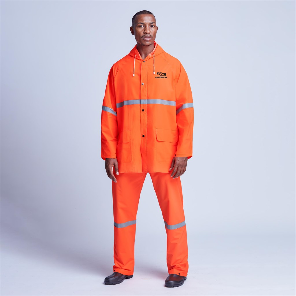 Light Duty Tornado Hi-Viz Reflective Rubberised Rainsuit - Yellow