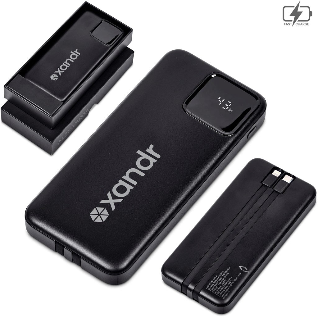 Alex Varga Scorpio Fast Charge 22.5W Power Bank -10,000mAh BLACK