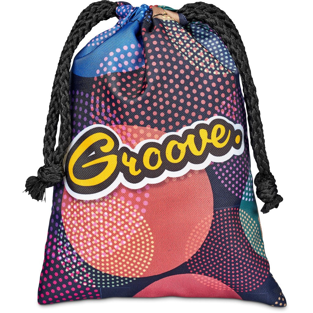 Hoppla Atlantic Mini Polyester Drawstring Pouch BLACK