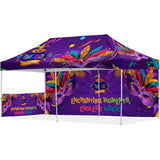 Coated Steel Sublimated Gazebo 6m x 3m - 1 Short Half-Wall Skin - 1 Long Full Wall Skin Default Title