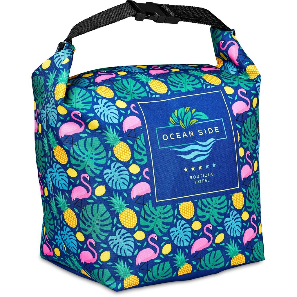 Pre-Printed Sample Hoppla Protea Polyester Lunch Cooler BLACK