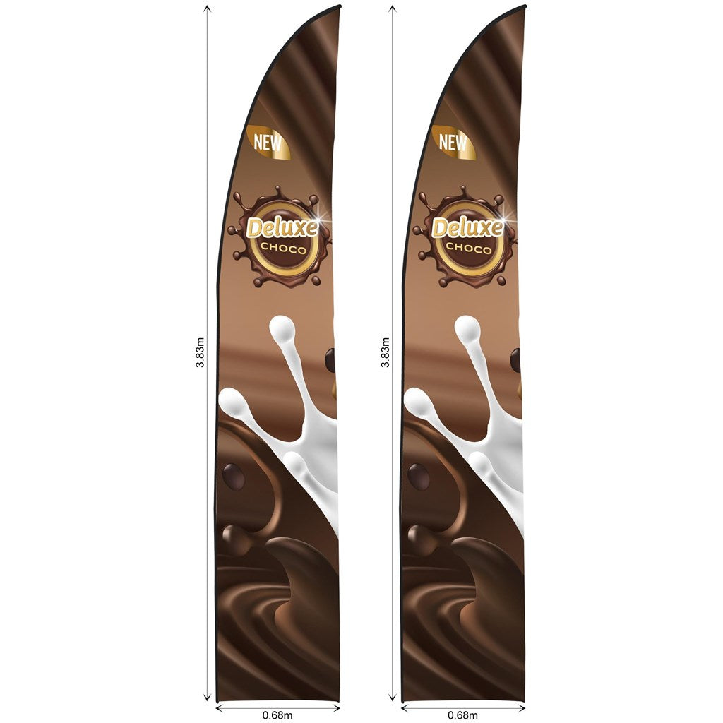 Legend 3m Sublimated Arcfin Flying Banner Skin - Set Of 2 (Excludes Hardware) Default Title