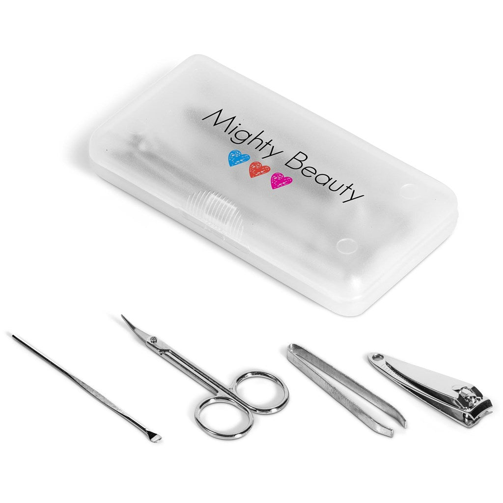 Altitude Prima Donna 4-Piece Manicure Set TRANSPARENT