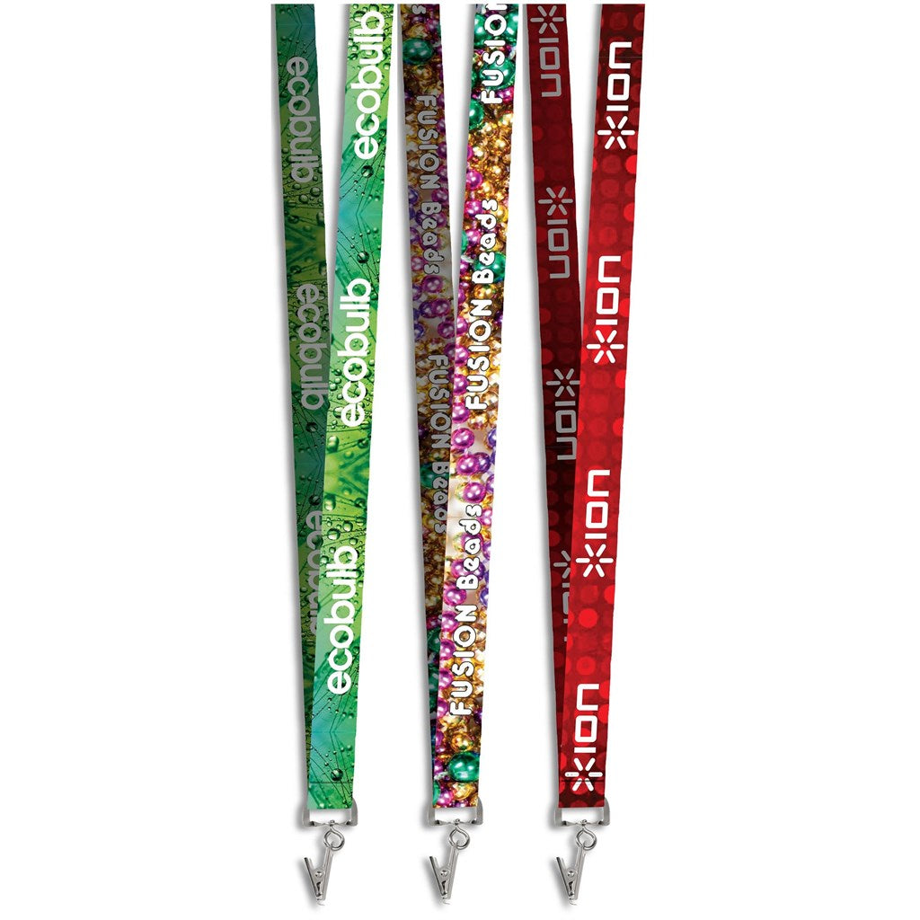 Altitude Crocodile Clip Double-Sided Sublimation Satin Lanyard Default Title