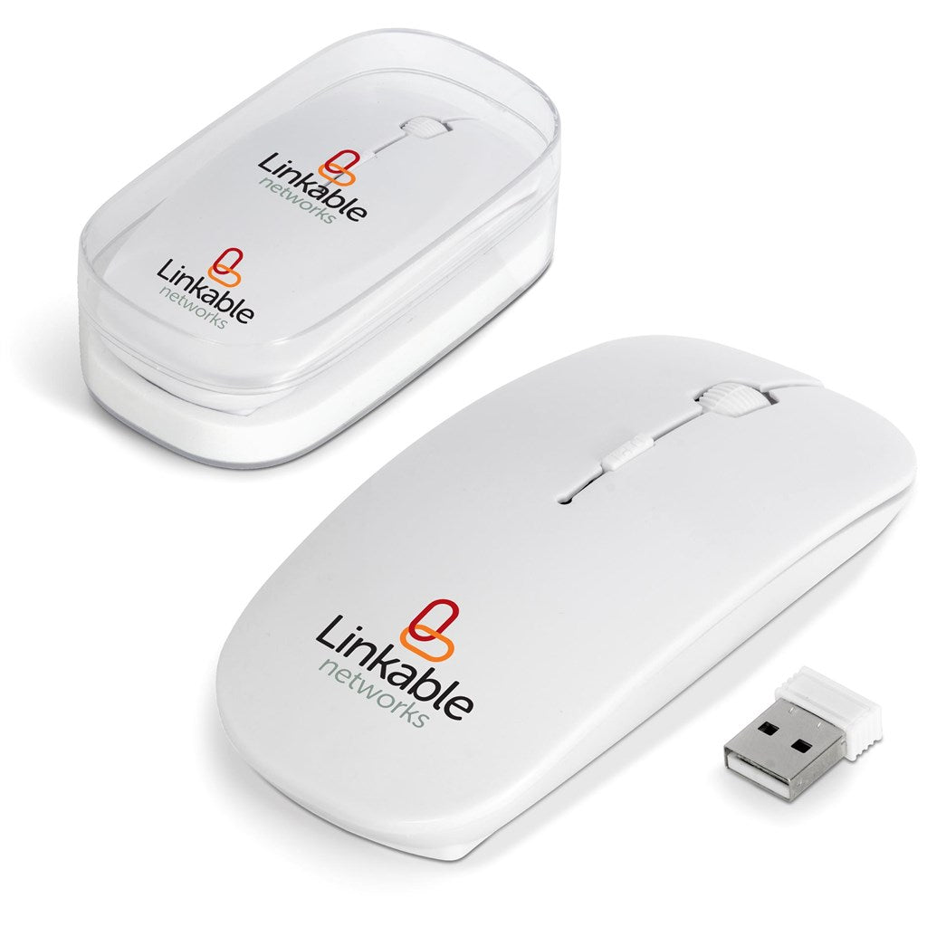 Altitude Curve Wireless Optical Mouse SOLID WHITE