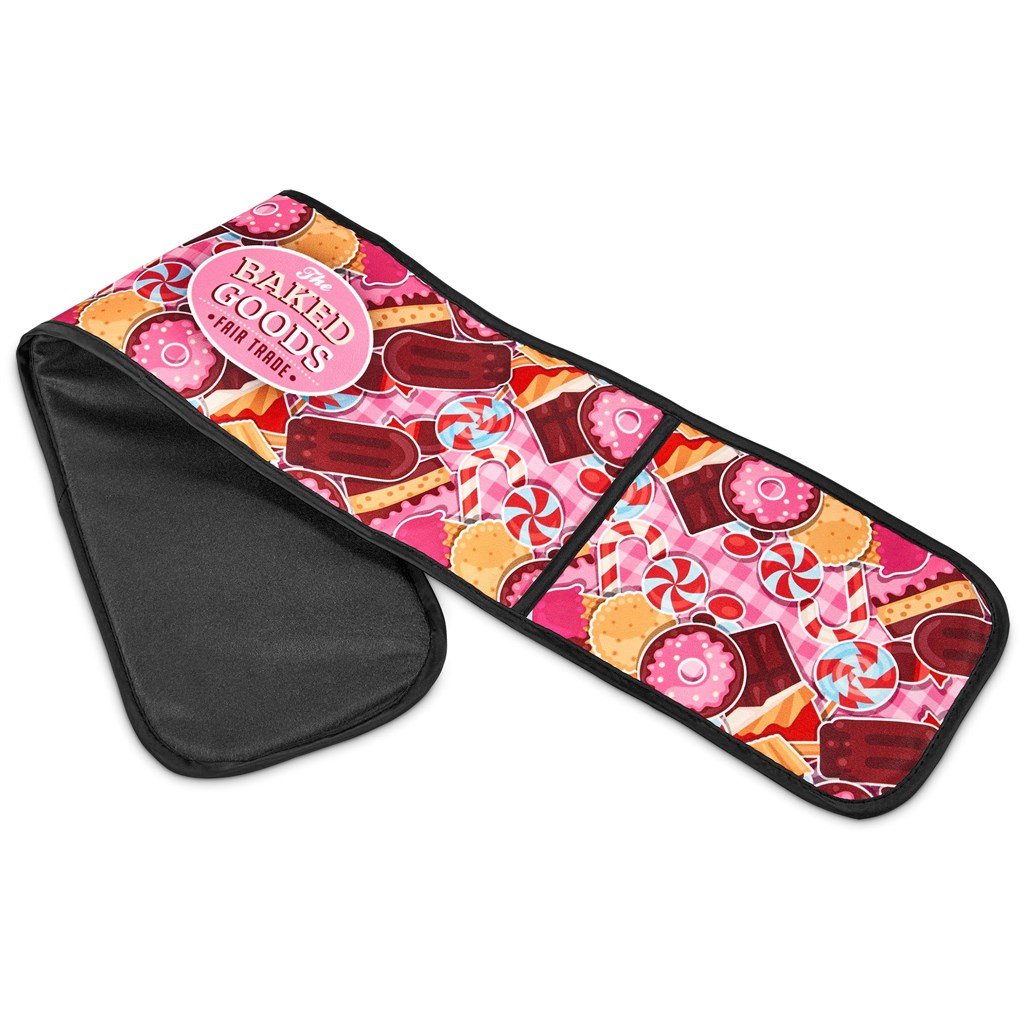 Pre-Printed Sample Hoppla Bostock Oven Mitt BLACK