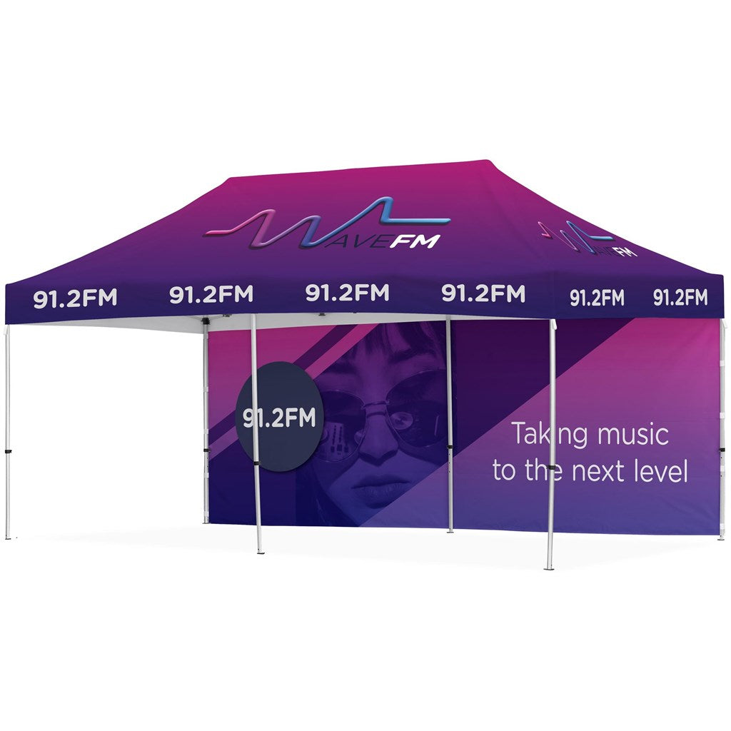 Ovation Sublimated Gazebo 6m X 3m - 1 Long Full-Wall Skin Default Title
