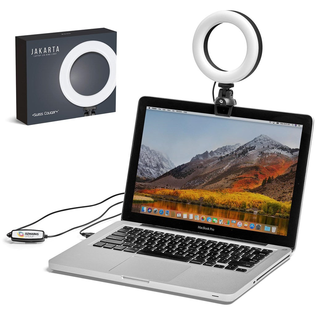 Swiss Cougar Jakarta Laptop LED Ring Light BLACK