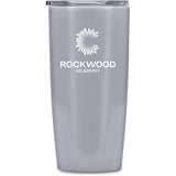 Altitude Daytona Plastic 2-in-1 Double-Wall Tumbler & Straw - 600ml GREY