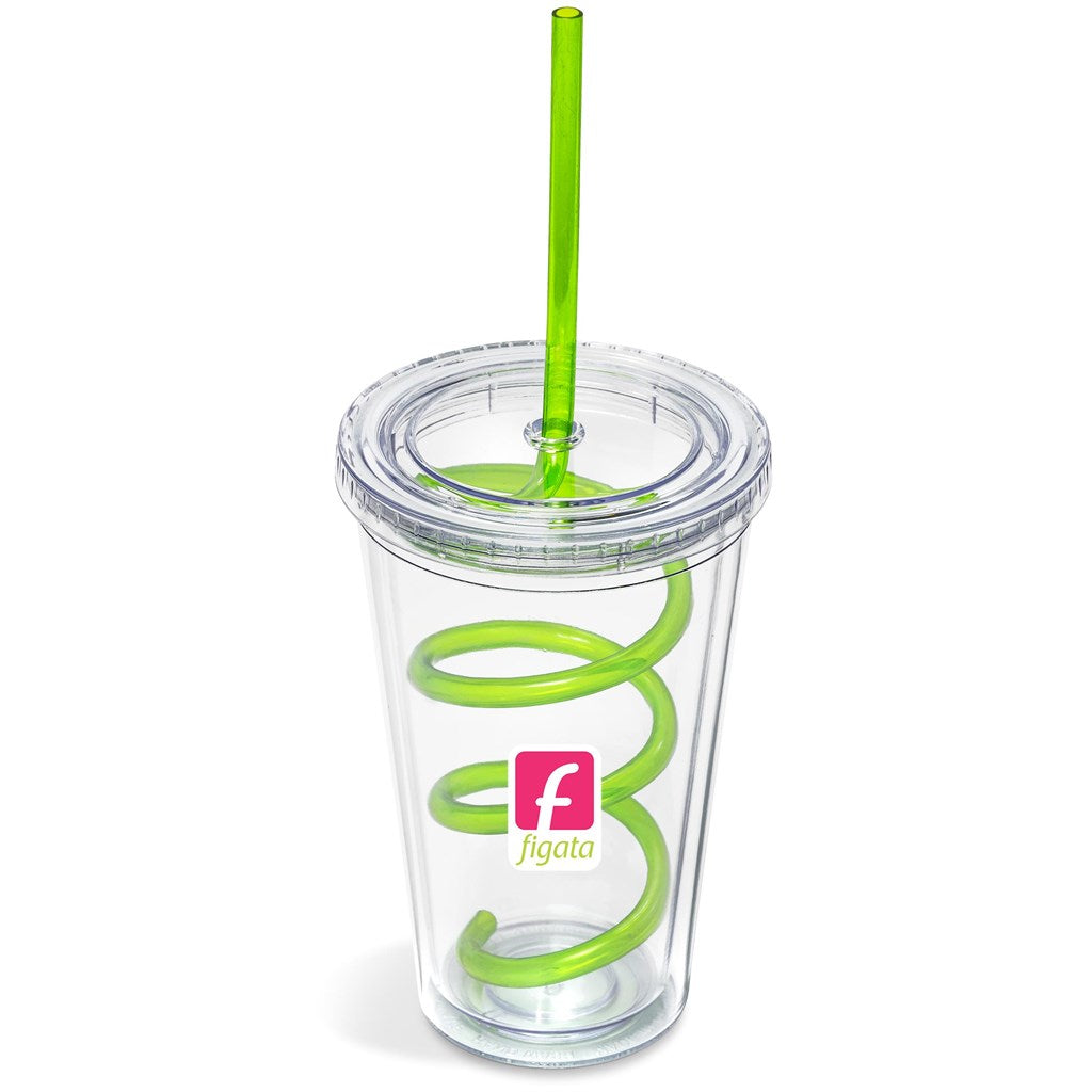 Malibu Tumbler & Twisty Straw Tumbler GREEN