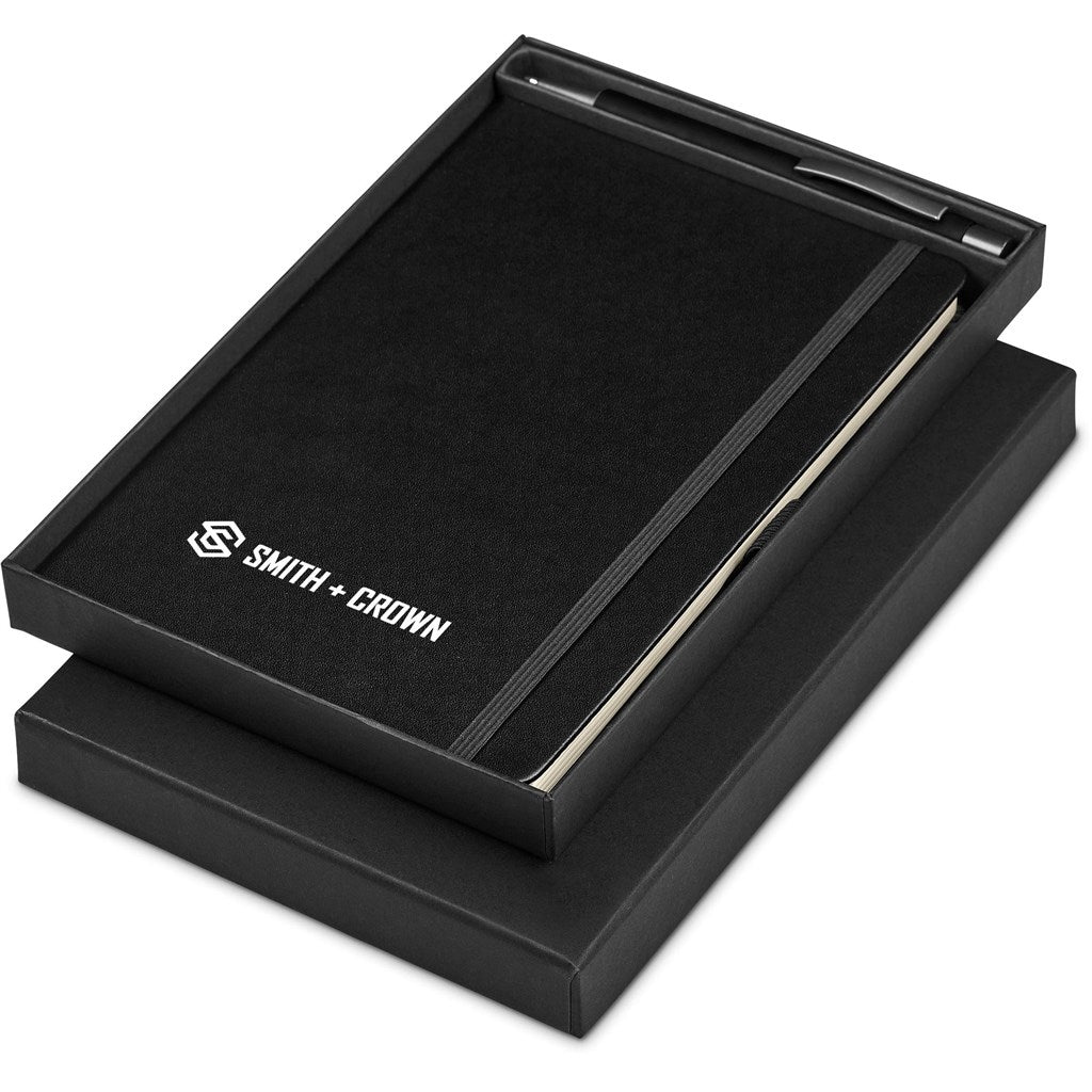 Carson Notebook & Pen Set BLACK