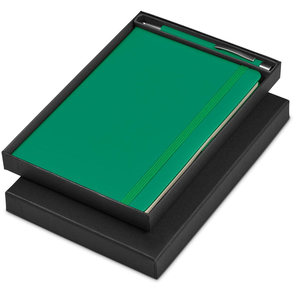 Carson Notebook & Pen Set GREEN