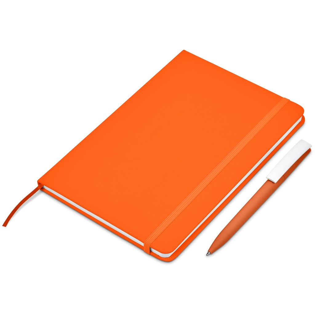 Query Notebook & Pen Set ORANGE