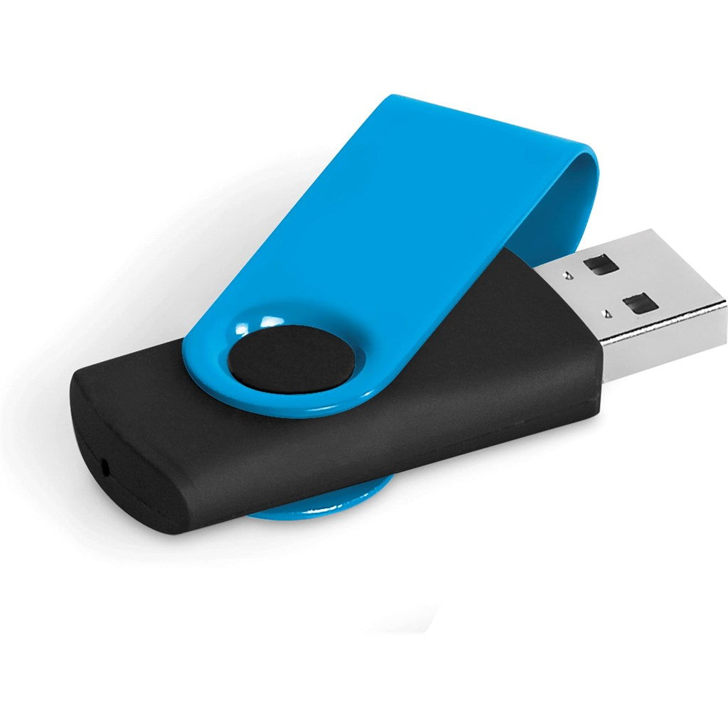 Axis Gyro Black Flash Drive - 32GB 32GB CYAN