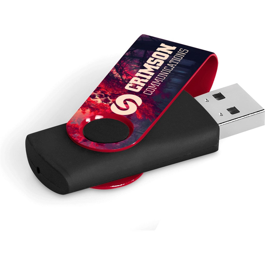 Axis Gyro Black Flash Drive - 32GB 32GB RED