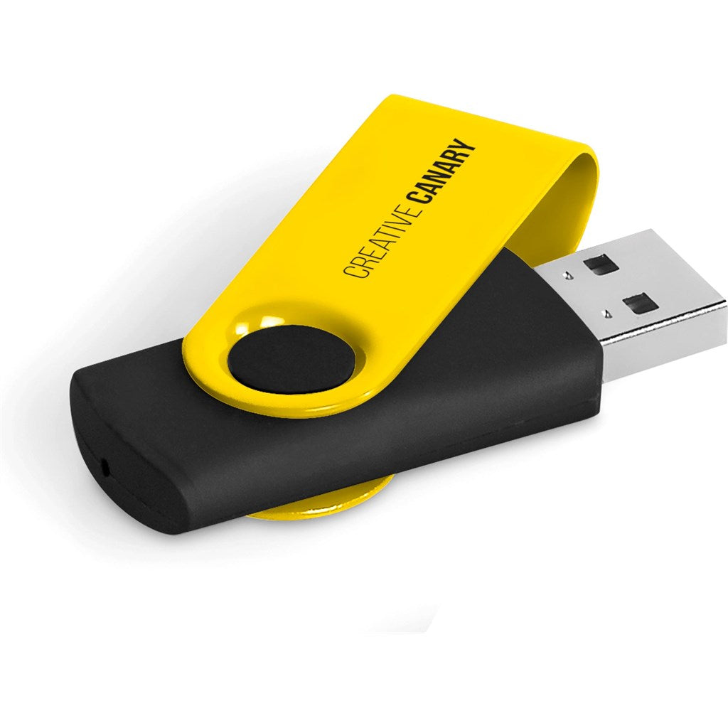 Axis Gyro Black Flash Drive - 32GB 32GB YELLOW