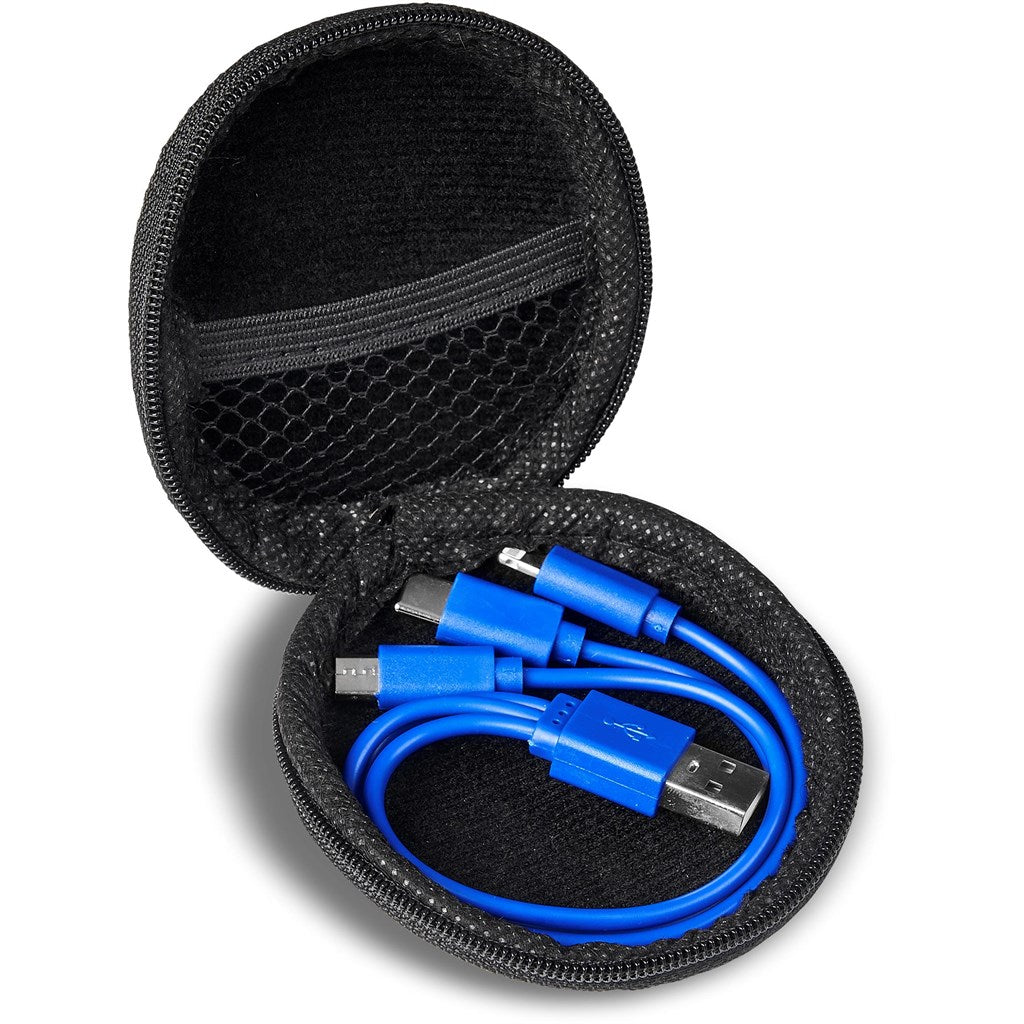 Sammy Tri-Cable in EVA Case BLUE