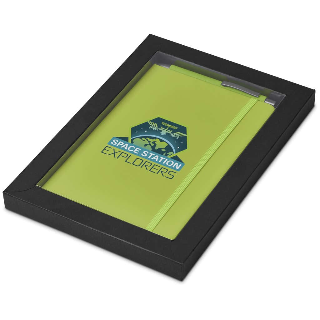 Viola Notebook & Pen Set LIME