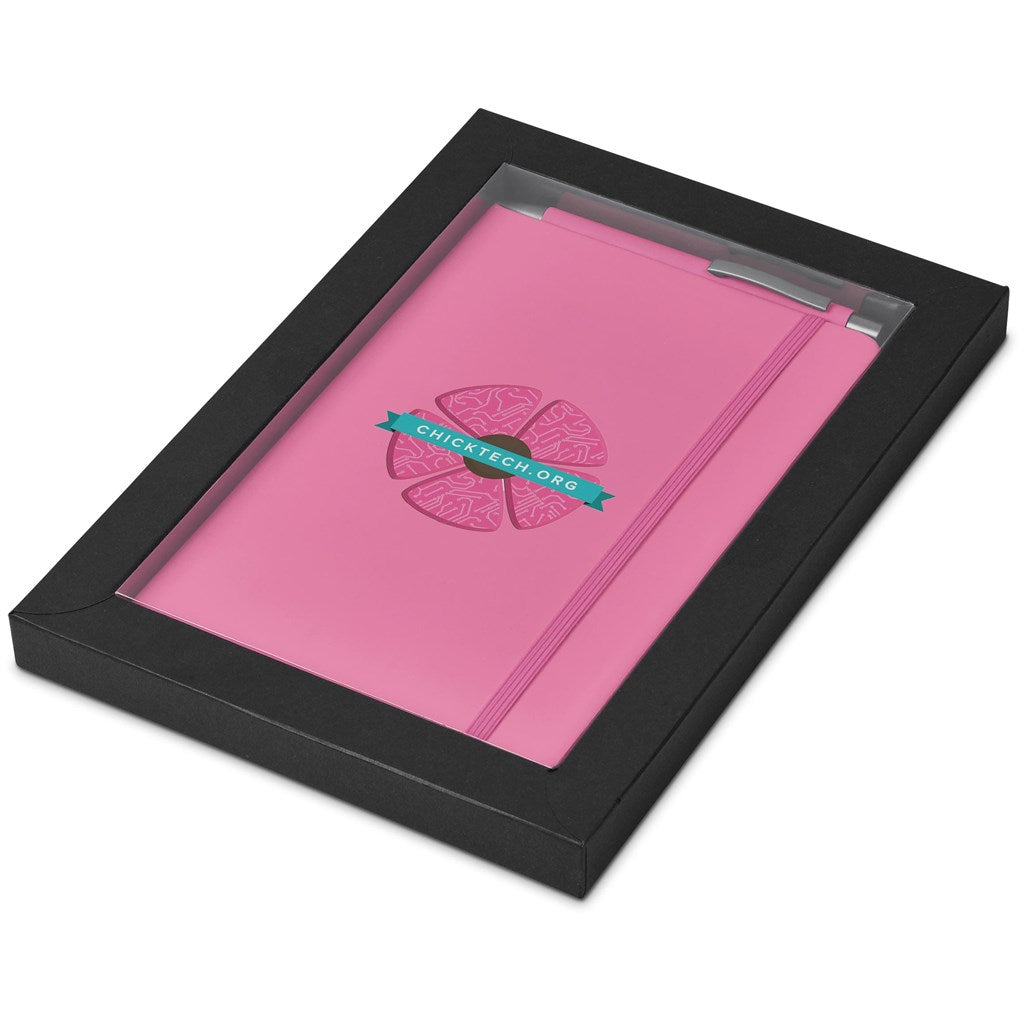 Viola Notebook & Pen Set PINK