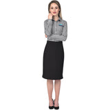 Ladies Long Sleeve Glenarbor Shirt - Grey GREY