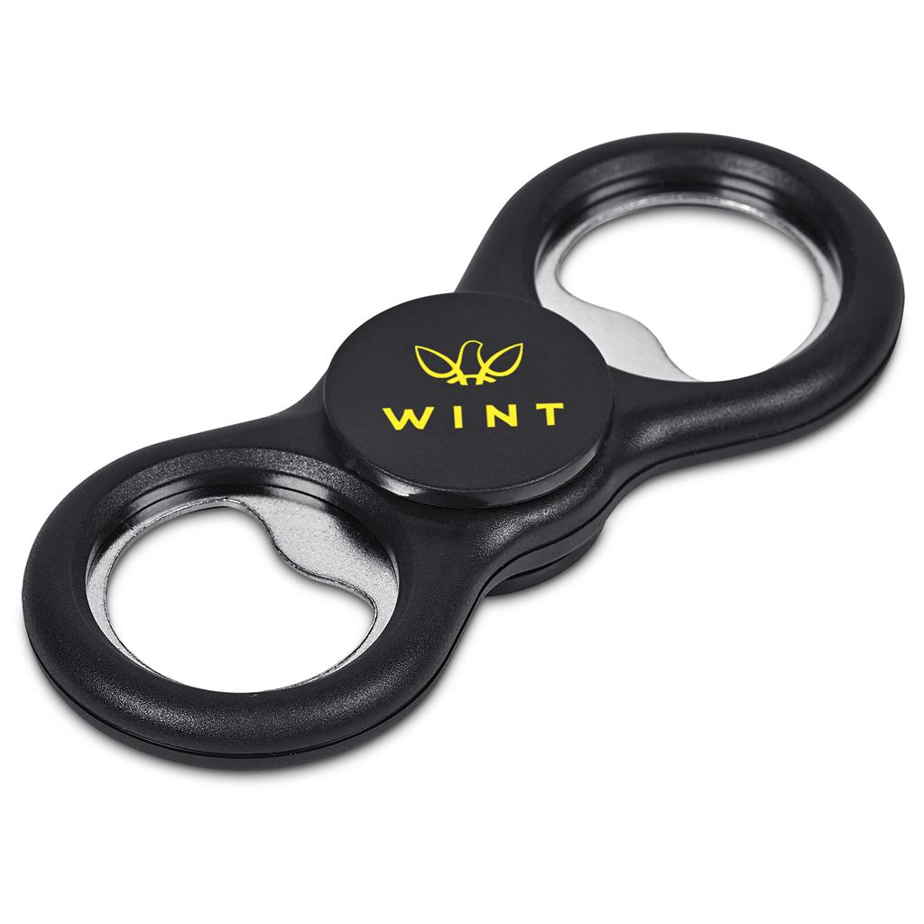 Altitude Whirly Spinner Bottle Opener BLACK
