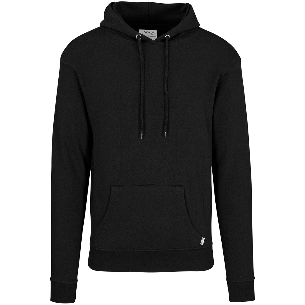 Mens Okiyo Kaizen Recycled Hooded Sweater BLACK