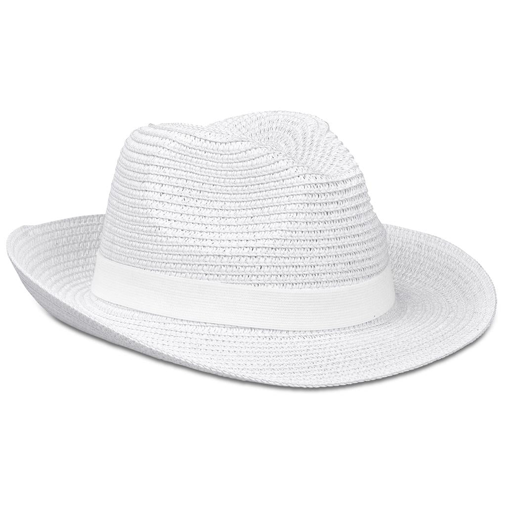 Bruno Fedora Hat WHITE