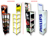 Micro POP (point-of-purchase) Merchandising FSU’s (Freestanding Units)