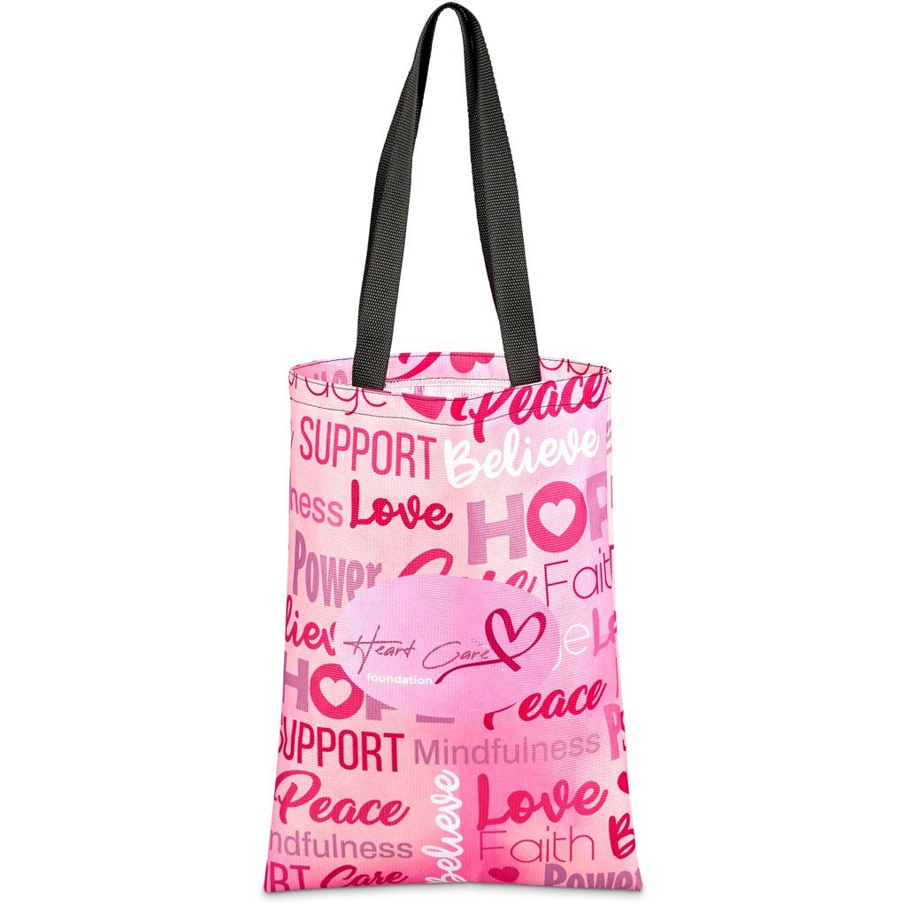 Pre-Printed Sample Hoppla Eden Recycled PET Stitch-Bond Shopper