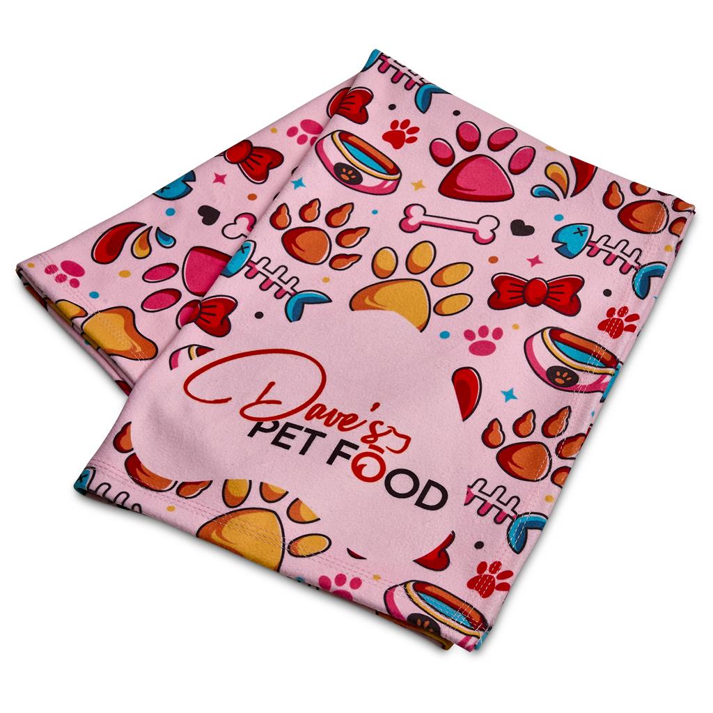 Pre-Production Sample Hoppla Nala Polyester Pet Blanket SOLID WHITE