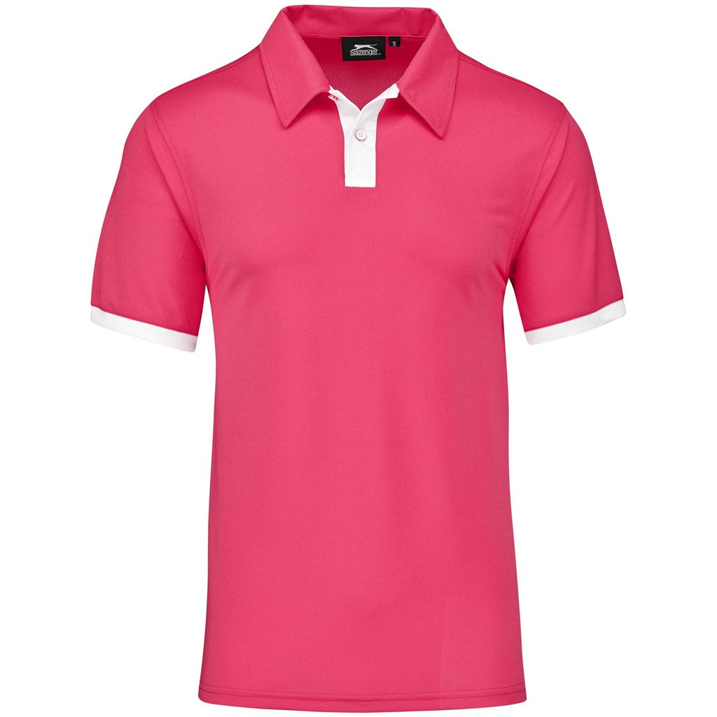 Mens Contest Golf Shirt - Pink PINK