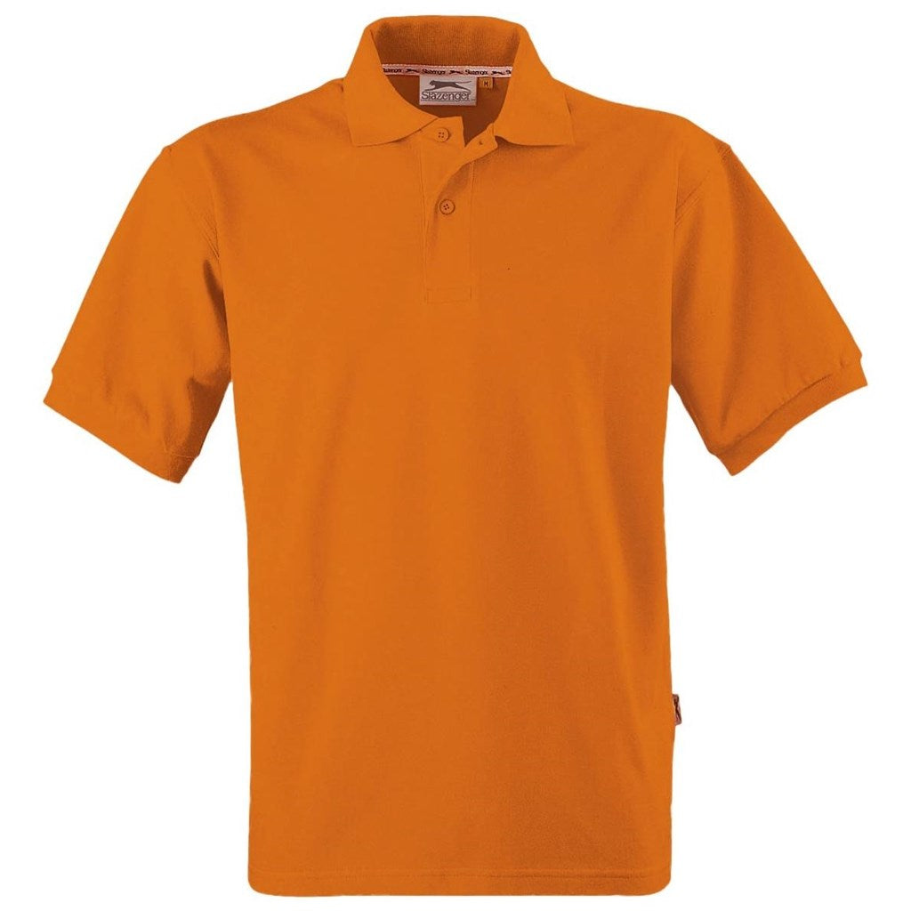 Mens Crest Golf Shirt - Orange ORANGE