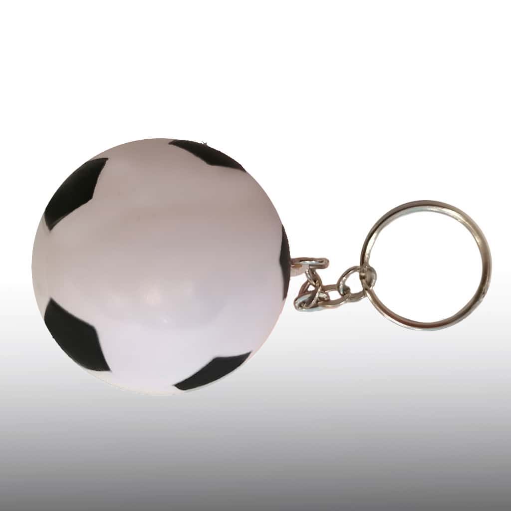 Stress Ball Keyring – Black & White