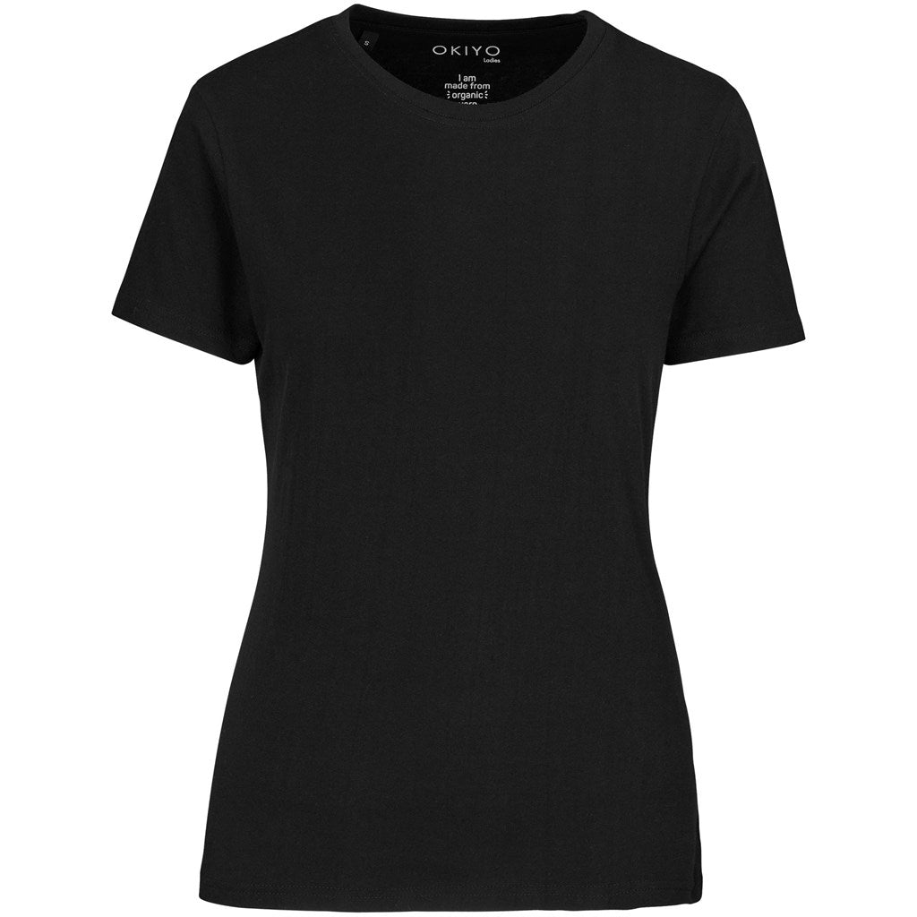 Ladies Okiyo Organic T-Shirt BLACK