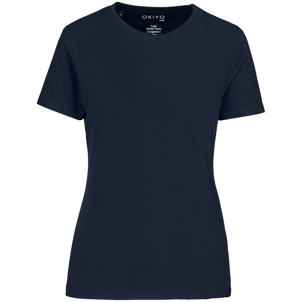 Ladies Okiyo Organic T-Shirt NAVY