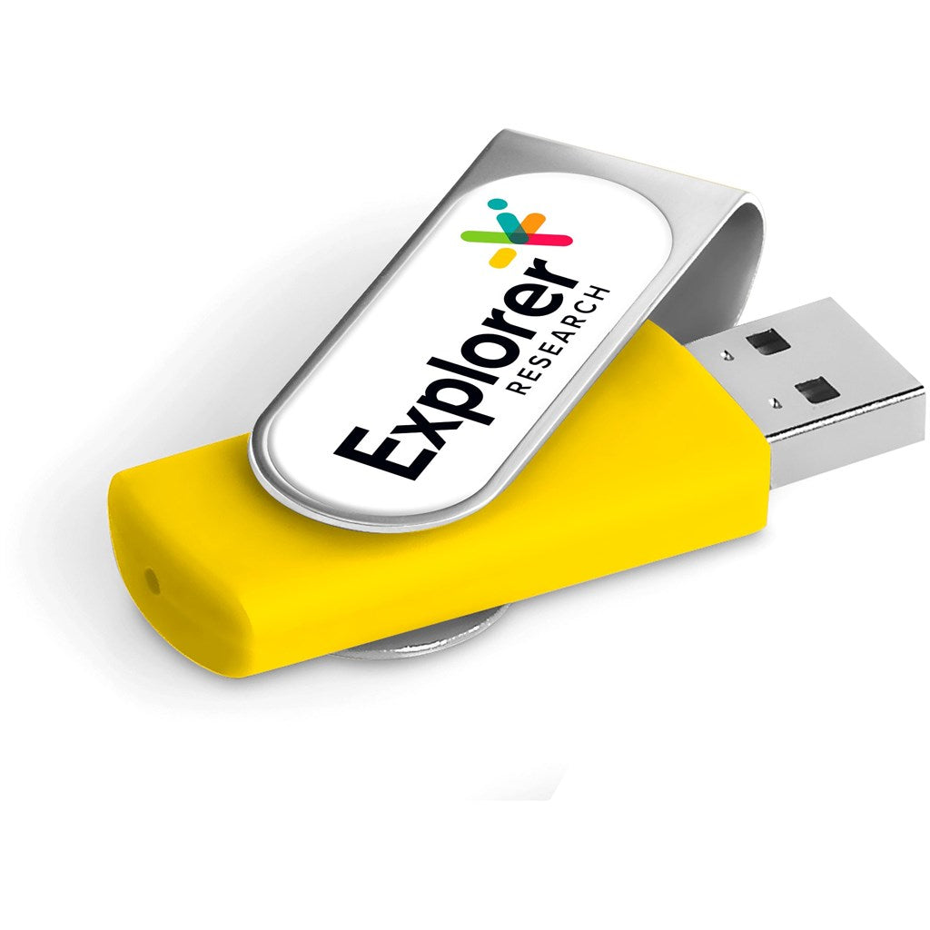 Axis Dome Flash Drive - 8GB 8GB YELLOW
