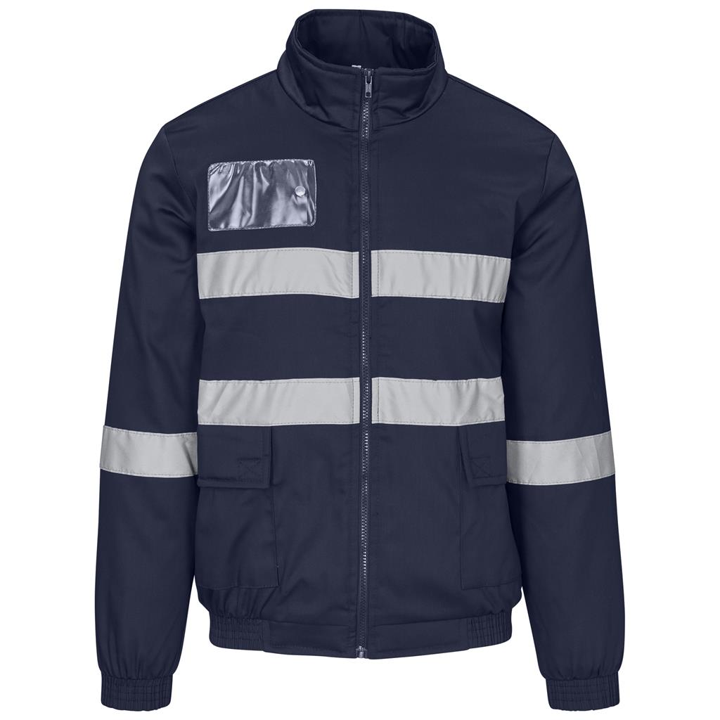 Foundation Hi-Viz Padded Jacket NAVY