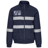 Foundation Hi-Viz Padded Jacket NAVY