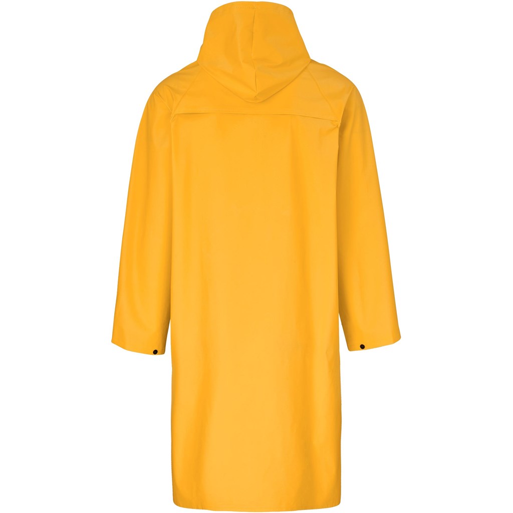 Light Duty Storm Rubberised Polyester/PVC Raincoat - Navy