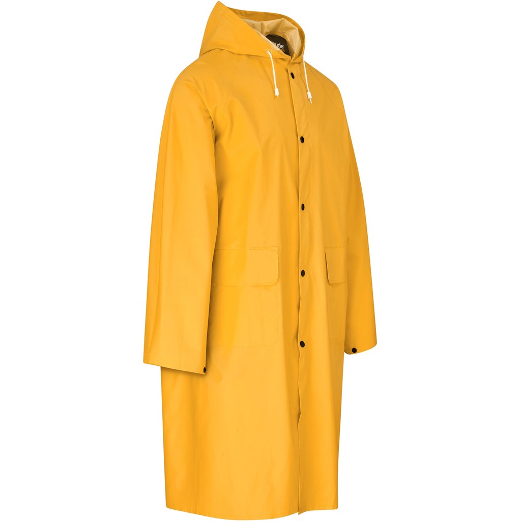 Light Duty Storm Rubberised Polyester/PVC Raincoat - Navy
