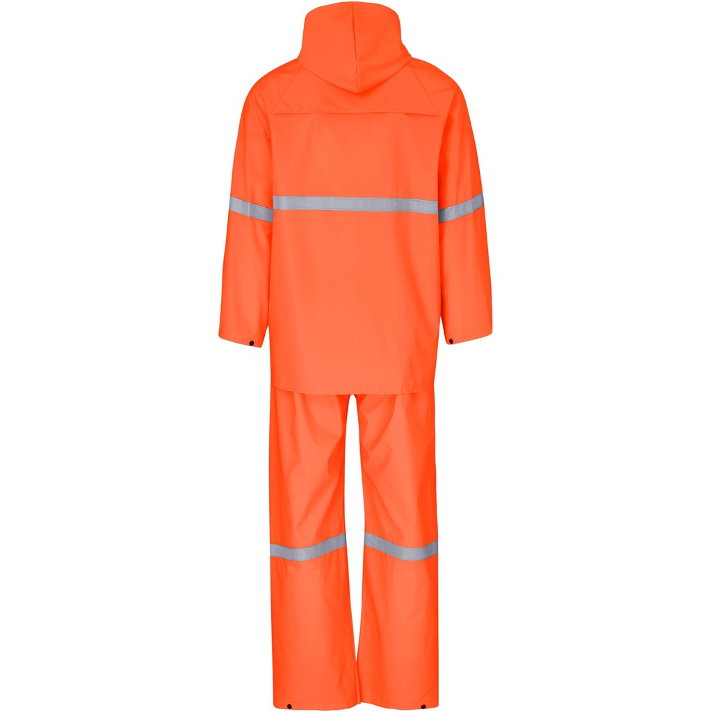 Light Duty Tornado Hi-Viz Reflective Rubberised Rainsuit - Yellow