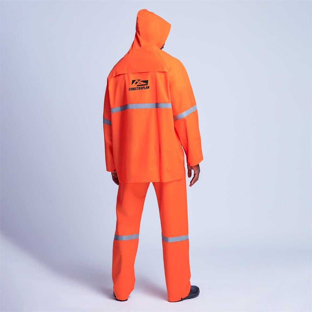Light Duty Tornado Hi-Viz Reflective Rubberised Rainsuit - Yellow