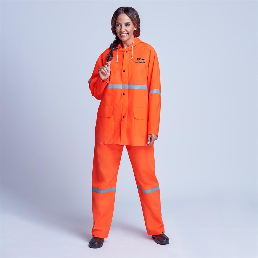 Light Duty Tornado Hi-Viz Reflective Rubberised Rainsuit - Yellow
