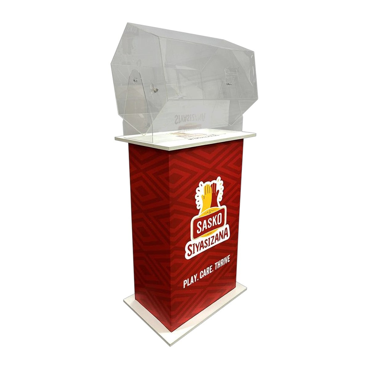 Ball Tumbler Game on optional branded plinth